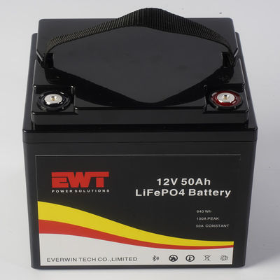 Mua Mô-đun pin Lithium Iron Phosphate 12V 50Ah LiFePO4 vỏ ABS cho ứng dụng công nghiệp sản xuất trực tuyến