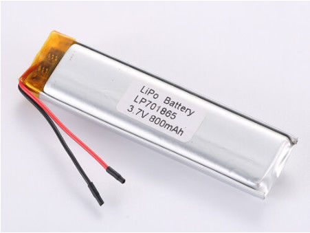 Mua JST Connector LP701865 3.7V 800MHA ROHS Certified Lithium Polymer Battery For High Performance And Efficiency sản xuất trực tuyến