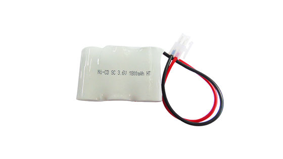 Mua Pin Ni-Cd 3.6V 1800MAH Vỏ ABS Pin Niken Cadmium Có Thể Sạc Lại và Đầu Cực Nút cho Nguồn Điện Kéo Dài sản xuất trực tuyến