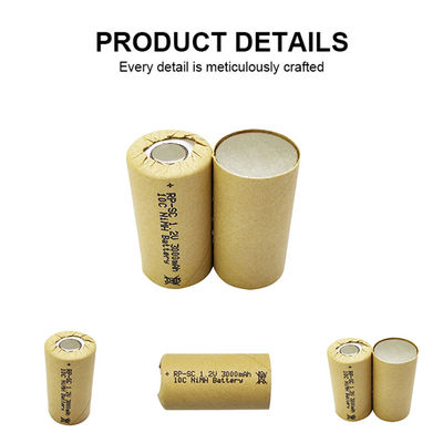 Công cụ điện Niken pin sạc cao 1.2V 3000mah pin Nimh