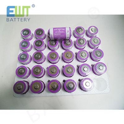 Pin Lithium Thionyl Chloride Tốc độ cao pin lithium 3.6V trụ ER34615M