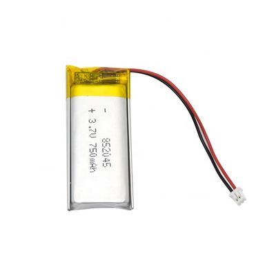 OEM / ODM Lithium Polymer Battery Pack 3.7V 750MAH LiPo pin LP852045