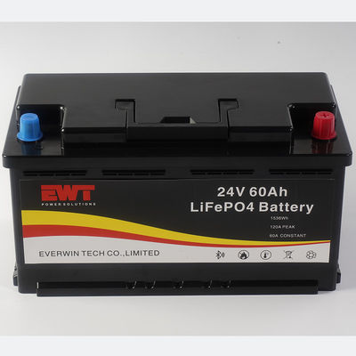 Hiệu suất ổn định 24V 60Ah Lifepo4 pin lưu trữ năng lượng để thay thế axit chì
