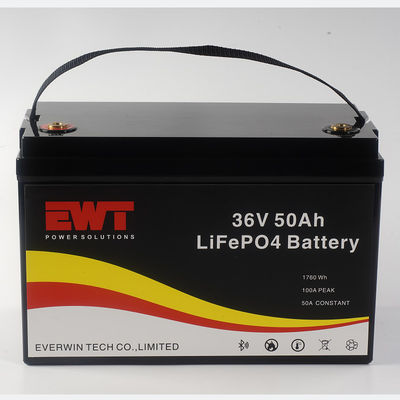 Khả năng đầu ra ổn định 36V 50Ah Lifepo4 pin lưu trữ năng lượng cho axit chì