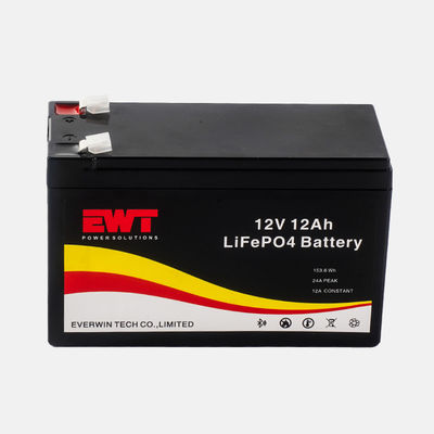 12V 12Ah LiFePO4 pin với Ultra Wide nhiệt độ Range ebike emotor DIY có sẵn