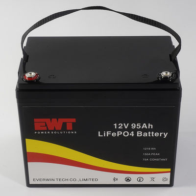 Pin sạc 12V 95Ah Lifepo4 cho hệ thống lưu trữ năng lượng mặt trời
