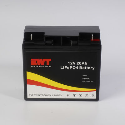 Pin Lithium Ion sạc lại LifePo4 Battery Pack 12V 20AH Cho Hệ thống Mặt Trời Với BMS