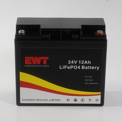 Chu kỳ sâu 24V 12Ah Lifepo4 pin lithium nhỏ gọn cho các công cụ điện