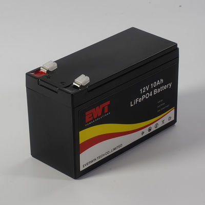 Bộ pin lithium Lifeo4 12V nhẹ với công suất bình thường 10Ah và các tính năng an toàn BMS