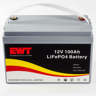 Lifepo4 12V 100Ah Factory Rack Battery Pack Với BMS