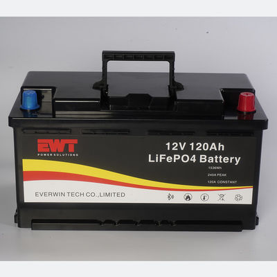Bộ pin 12V 120AH LFP lâu dài cho nguồn cung cấp điện cho máy biến tần RV