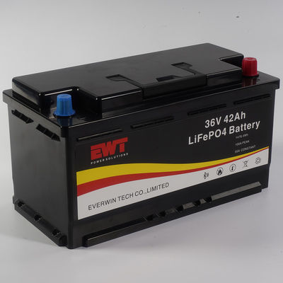 Ứng dụng chống bụi và chống nước 36V 42Ah Lithium LifePo4 pin Pack nguồn cung cấp RV thiết bị điện
