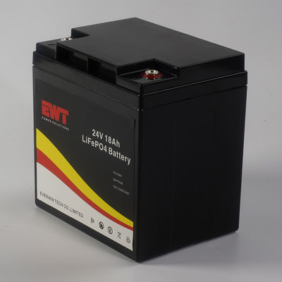 Pin Lithium Iron Phosphate di động 24V 18Ah với thiết kế prismatic cho an toàn môi trường và tuổi thọ dài