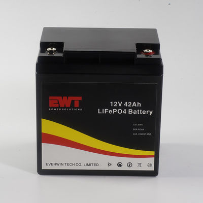EWT Lifepo4 12V 42AH Bộ pin an toàn cao và tuổi thọ chu kỳ dài cho hệ thống lưu trữ năng lượng gia đình