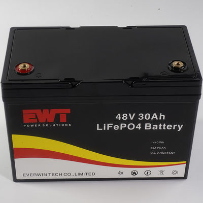 Cuộc sống chu kỳ dài sạc 48V 30Ah lifepo4 pin gói cho xe tay ga E-bike xe golf