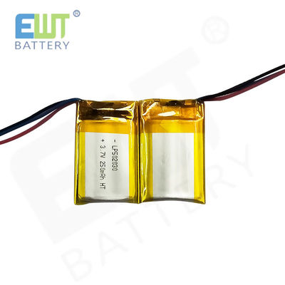 4.2V sạc điện áp cắt và pin Li-Poly với pin túi LP502030 3.7V 250mAh