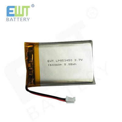 LP853450 3.7V 1500MAH Li-Polymer Power Cell với điện tích tối đa 1C