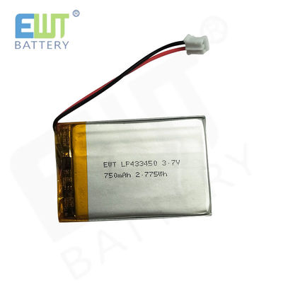 Chứng chỉ IEC62133 Pin Lithium Polymer LP433450 Tính năng an toàn Bộ bảo vệ quá tải Mô hình 1S1P