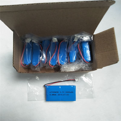 LP703450 3.7V 2400mAh pin Lithium Polymer sạc lại cho vận chuyển hàng không hoặc hàng hải