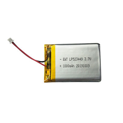 LP523449 3.7V 1000mAh pin Lithium Polymer với PCM