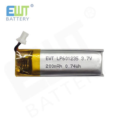Bộ pin sạc Li-ion Polymer nhỏ hoàn hảo cho LP601235 3.7V 200mAh