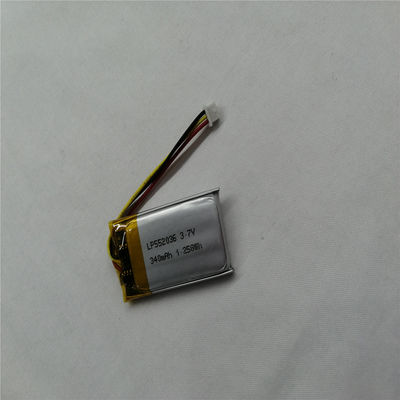Pin sạc Lithium Polymer LP552036 3,7V 340mAh cho điện dự phòng khẩn cấp
