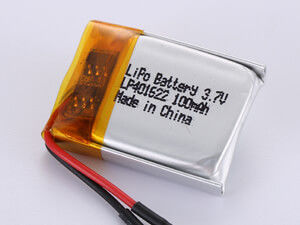 Ống pin Lithium Polymer sạc lại 250mAh có dung lượng cao và lâu bền với bảo vệ mạch ngắn
