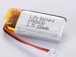 3.7V 200MAH 1S1P Lithium Polymer Battery Pack Assembly Model với 12 tháng bảo hành và vật liệu độc hại Không có PCM Kích thước nhỏ