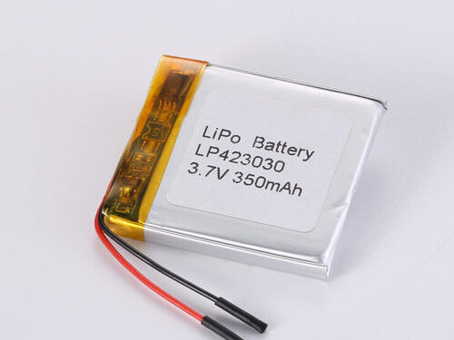 LP423030 3.7V 350MAH Pin Lithium Polymer bền lâu cho các thiết bị sạc lại -20 đến 45 độ C