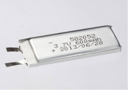 3.7V 600MAH 3.7V Silver Polymer Rechargeable Cell Lithium Polymer Battery cho các ứng dụng hạng nặng