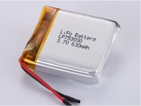 LP753030 3.7V 630MAH Pin Lithium Polymer bạc cho hiệu suất lâu dài