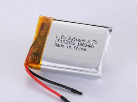 LP103035 3.7V 1000mah pin Li-ion nhà sản xuất, Soft Pack Lithium Polymer Rechargeable Battery Overdischarge Protection