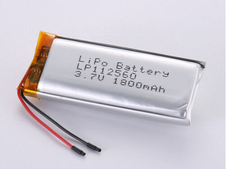 LP112560 3.7V 1800MAH Các nhà sản xuất pin Li-ion với bảo vệ quá mức và gói gói mềm