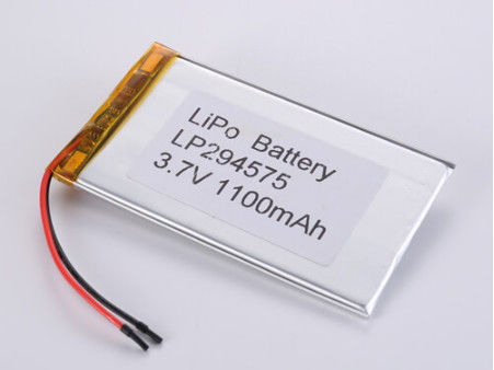 LP294575 3.7V 1100MHA Pin Lithium Polymer hình vuông với bảo vệ quá mức