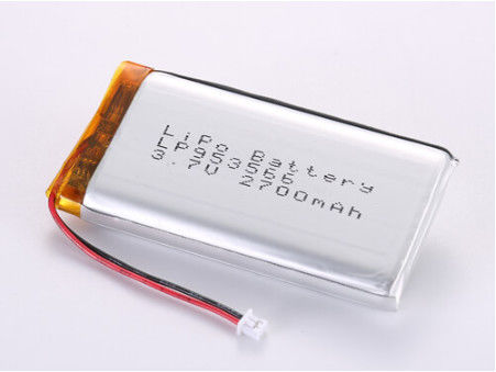 LP953566 3.7V 2700MAH Lithium Polymer pin sạc Prismatic,Pouch,button Shape Grade A