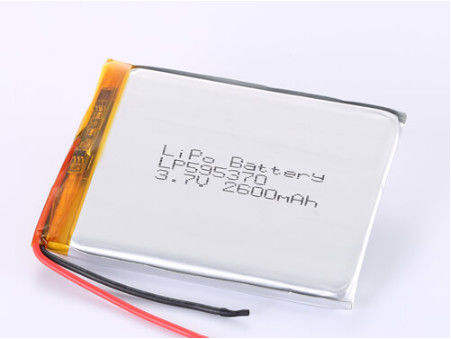 LP595370 3.7V 2600MAH Pin sạc lại 1 năm Thời hạn sử dụng Lithium Polymer cho sự tương thích OEM
