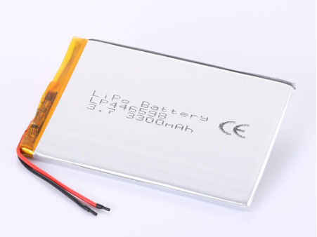 LP446598 3300MAH Các nhà sản xuất pin Lithium Polymer với điện áp mở 3,7V và bảo vệ PCB