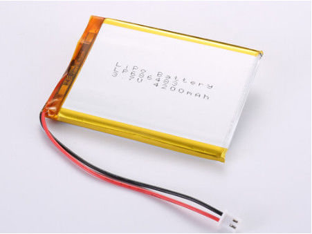 LP686483 3.7V 4200MAH pin Li-ion sản xuất trong sản xuất LiPo Pack công suất cao cho phạm vi nhiệt độ 20C -60C