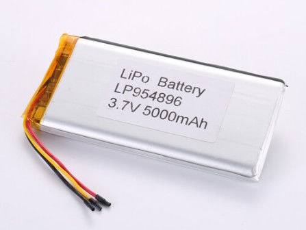 LiPo Pack công suất cao 3.7V 5000MAH Các nhà sản xuất pin Li-ion Vật liệu anode khác cho các tiêu chuẩn 2-3 giờ Thời gian sạc