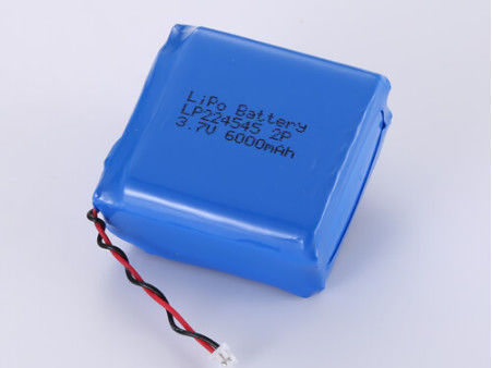 LP224545 3.7V 6000MAH Các nhà sản xuất pin Li-ion Bộ LiPo dung lượng cao với 500 chu kỳ Thời gian chu kỳ ở -20 °C đến 60 °C