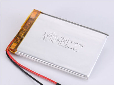 LP284362 3.7V 800MAH Các nhà sản xuất pin Li-ion LiPo có dung lượng cao với bảo vệ và an toàn mạch ngắn