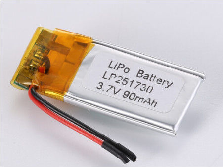 Ứng dụng sạc pin Li-ion 3,7V 90MAH Nhà sản xuất, pin Lithium Polymer được bảo vệ PCB với bảo vệ quá điện