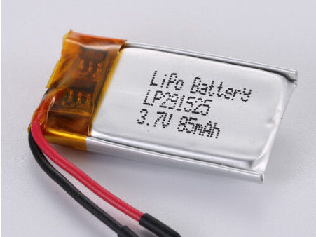 Bảo vệ quá tải bao gồm LP291525 3.7V 85MAH pin Li-ion cho vận chuyển nhanh
