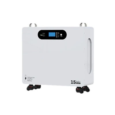 Bộ pin Lithium Iron Phosphate 51.2V 300AH gắn tường để lưu trữ năng lượng gia đình