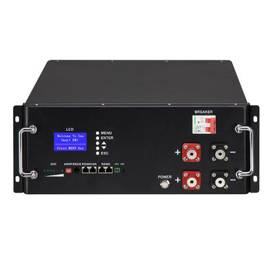 Bộ pin lithium iron phosphate loại lưu trữ năng lượng loại rack pin lithium 48V/51.2V 100Ah hộ gia đình hộ gia đình quang điện