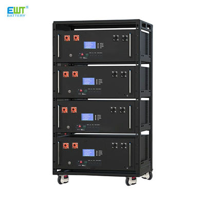 51.2V 200Ah pin mặt trời Lithium Iron Phosphate Rack Type Energy Storage với Chứng chỉ RoHS và Truyền thông RS232