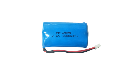 Pin pin công nghiệp AA Li-SOCL2 7.2V 2000MAH cho thiết bị hình trụ ER14505M